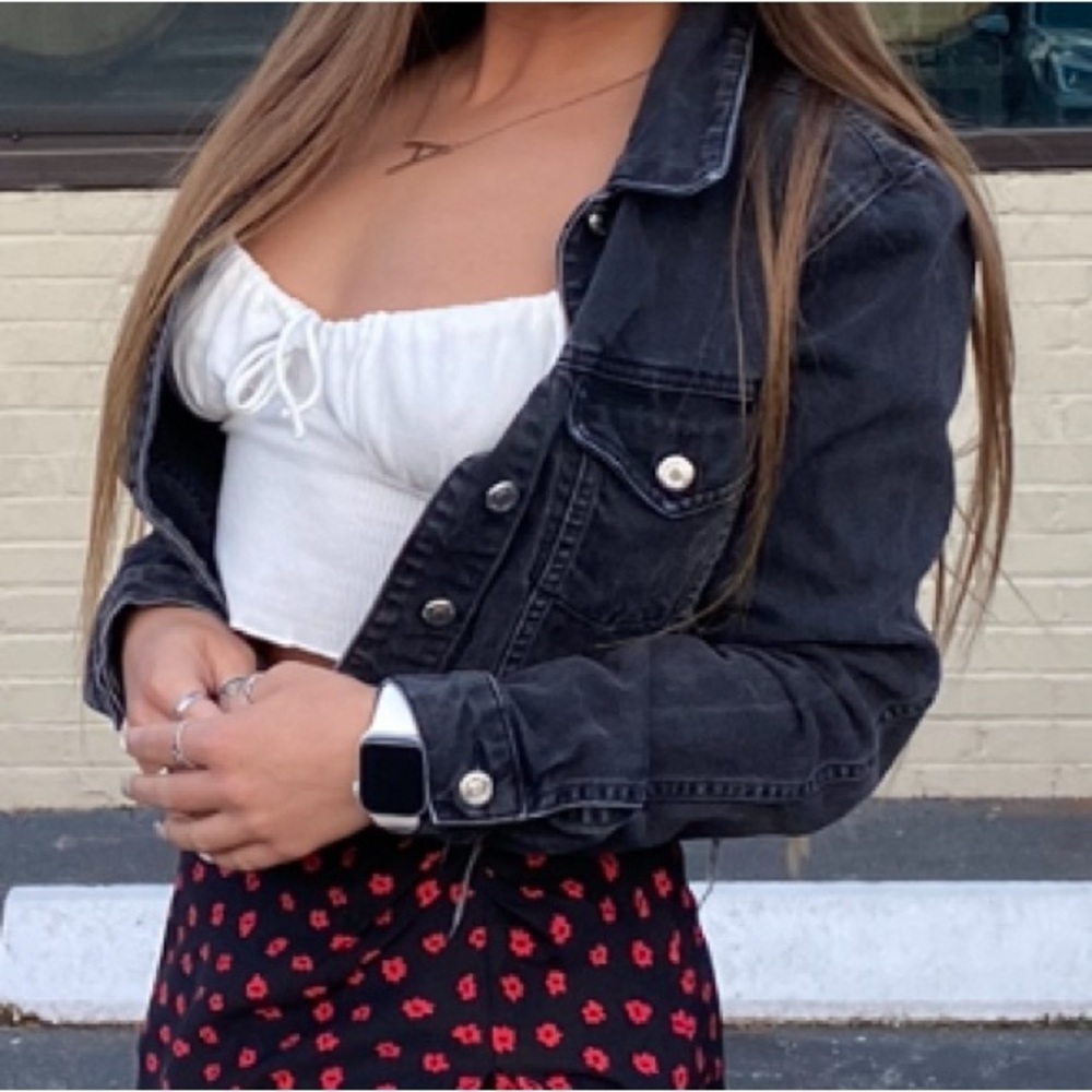 White princess polly crop top